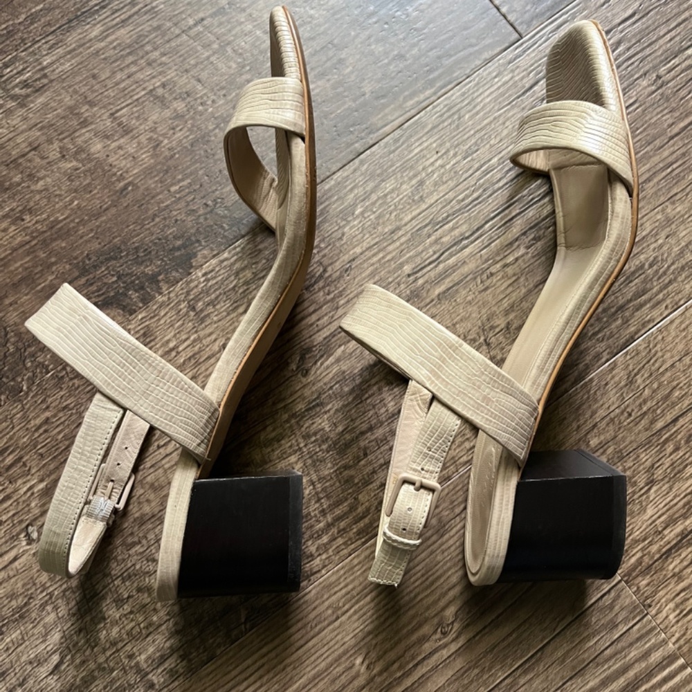 Everlane's The Double-Strap Block Heel Leather Sa… - image 6